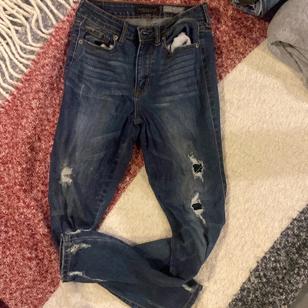Aeropostale distressed jeggings